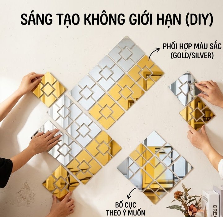 Miếng Dán Tường Acrylic LUMINA 