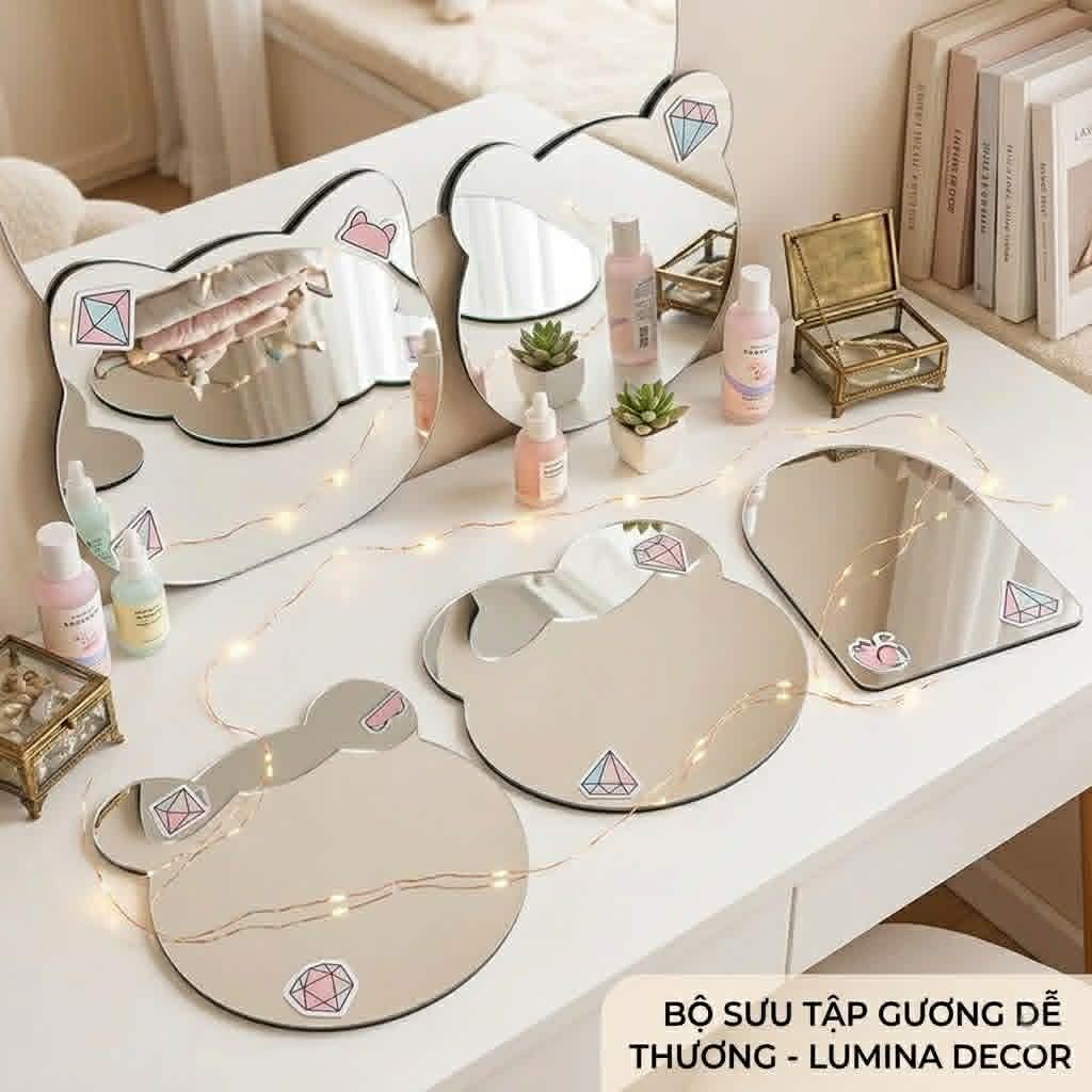 Gương trang trí hoạt hình Acrylic LUMINA