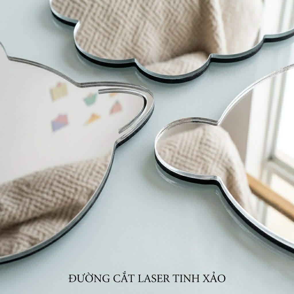 Gương trang trí hoạt hình Acrylic LUMINA
