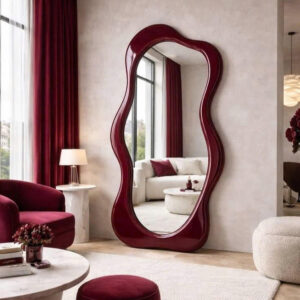 Gương Decor Nghệ Thuật LUMINA RubyFlow – Sang Trọng & Cá Tính