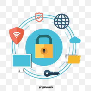 pngtree information security lock shield file security information map png image 1745503