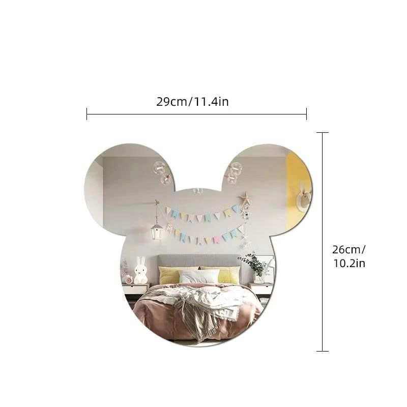 gương trang trí hoạt hình acrylic dễ thương treo tường