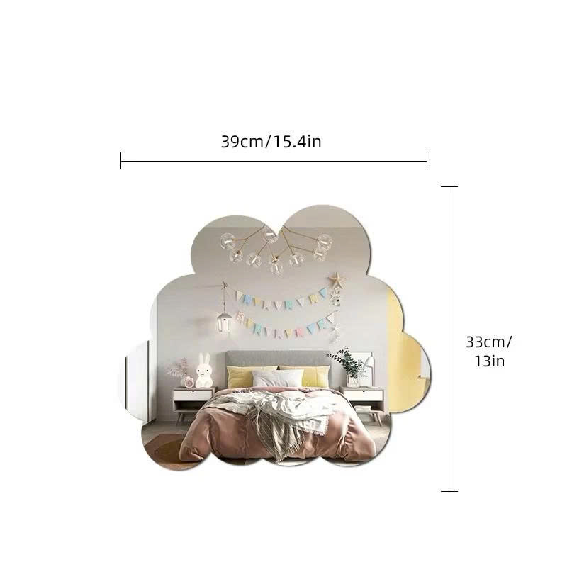 gương trang trí hoạt hình acrylic dễ thương treo tường
