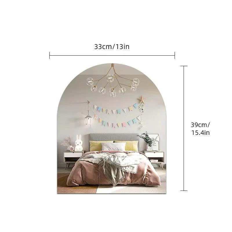 gương trang trí hoạt hình acrylic dễ thương treo tường