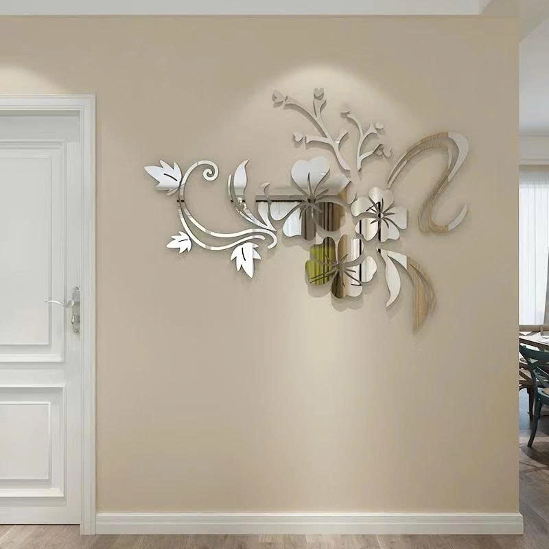 Gương Acrylic Họa Tiết Hoa 3D LUMINA 