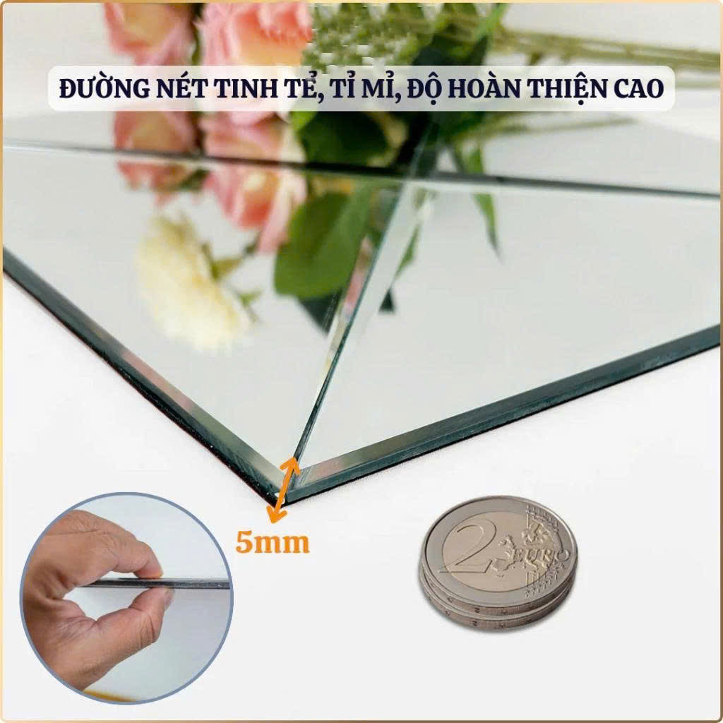 gương dán tường tự dính cao cấp lumina
