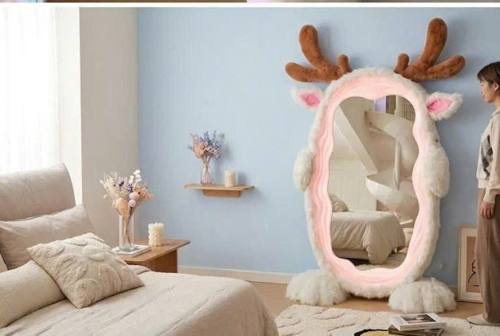 Gương Decor LED LUMINA DeerDream – Ngọt Ngào & Nghệ Thuật